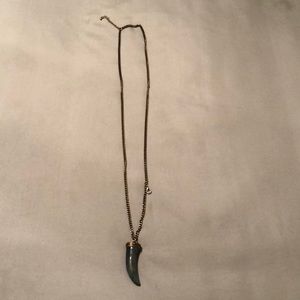 2 for $5 Horn Necklace on Gold Chain